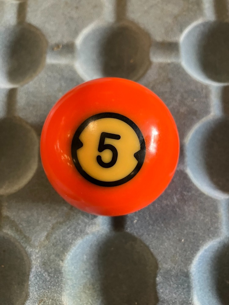 Brunswick Centennial Pool Billiard Pocket Ball Replacement #5 Orange
