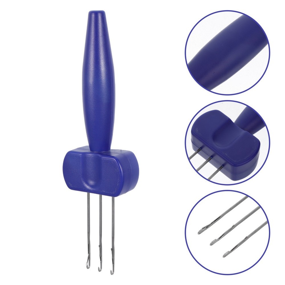 DIY Weaving Tool: Crochet Hook with Latch-Hook | Handheld Cord Maker for Craft