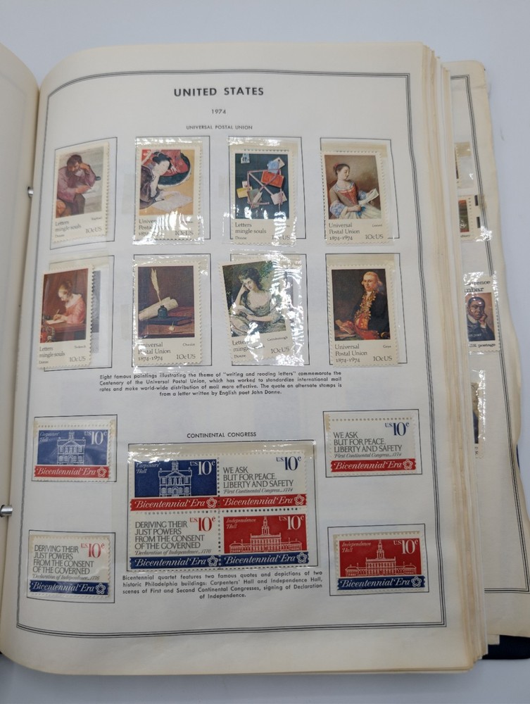 United States Liberty Stamp Album 1847-1984 Air Mail Postage Due Commemorative
