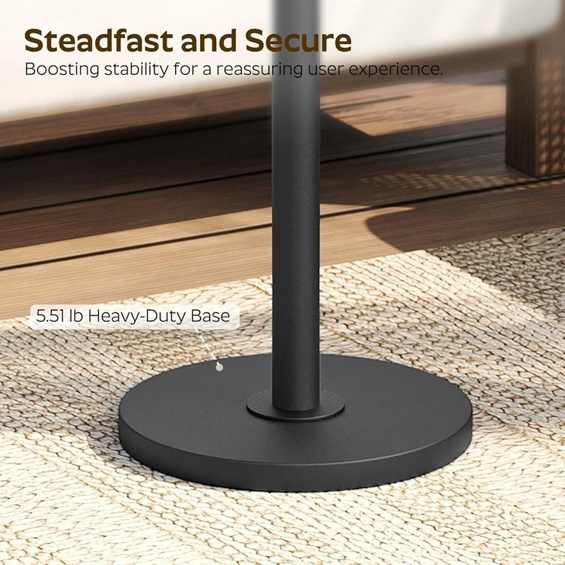 Sturdy Round Side Table Compact End Table Storage Display in Small Spaces New