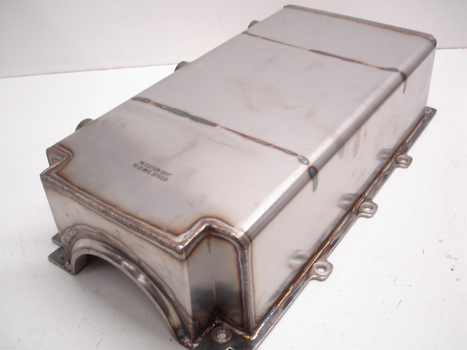 NEW NASCAR HENDRICK ENGINES. GM R07 R07.2 CHEVY STAINLESS STEEL DRY SUMP OIL PAN