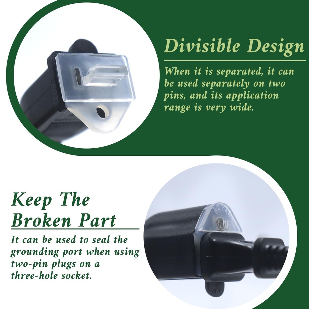 HBOPAN 15 Pack Outdoor Plug Protector Waterproof Soft Silicone lucency 15PACK