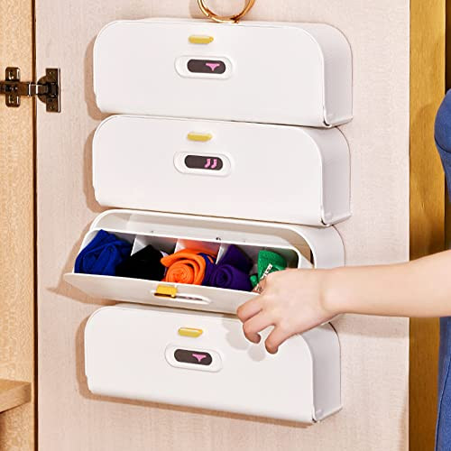 Underwear Socks Storage Box, Multifunctional Storage Box, Plastic Wall Mount