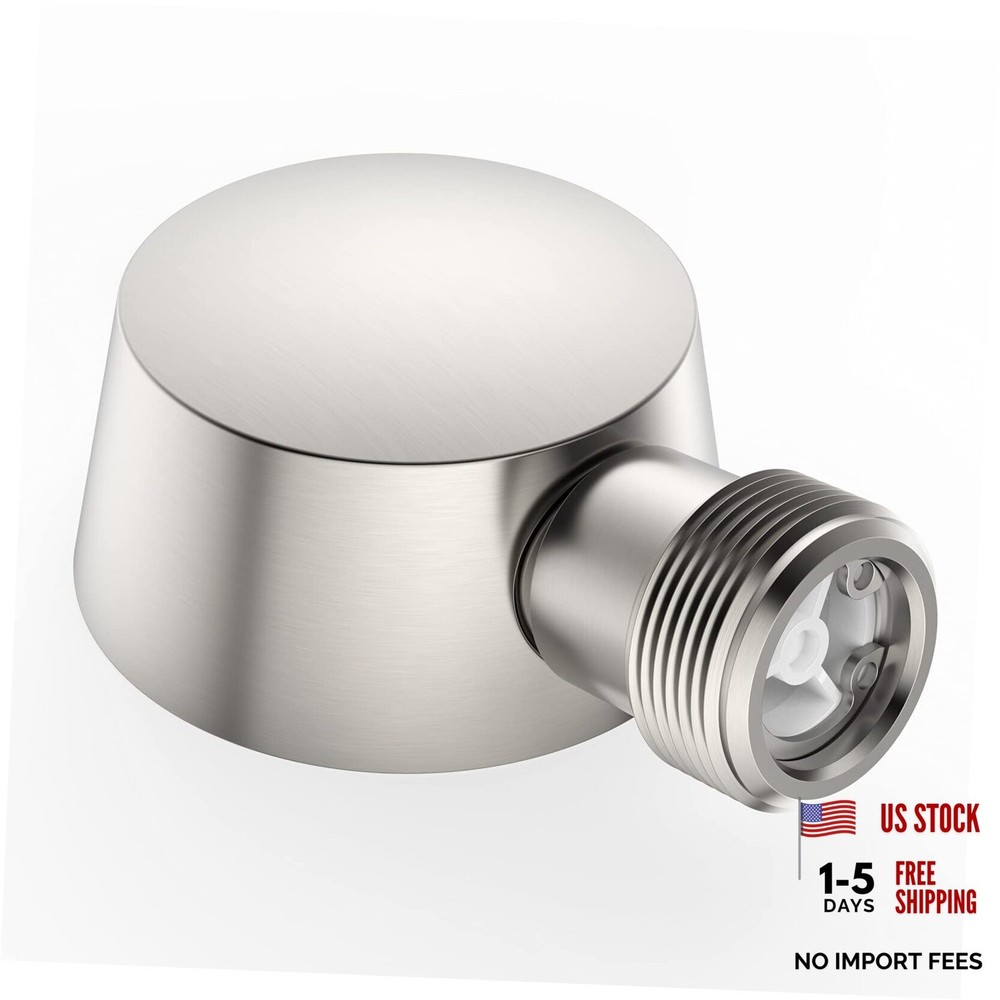 Wall Mounted Supply Elbow, Solid Round Wall Supply Elbow with Brass 1/2 inch