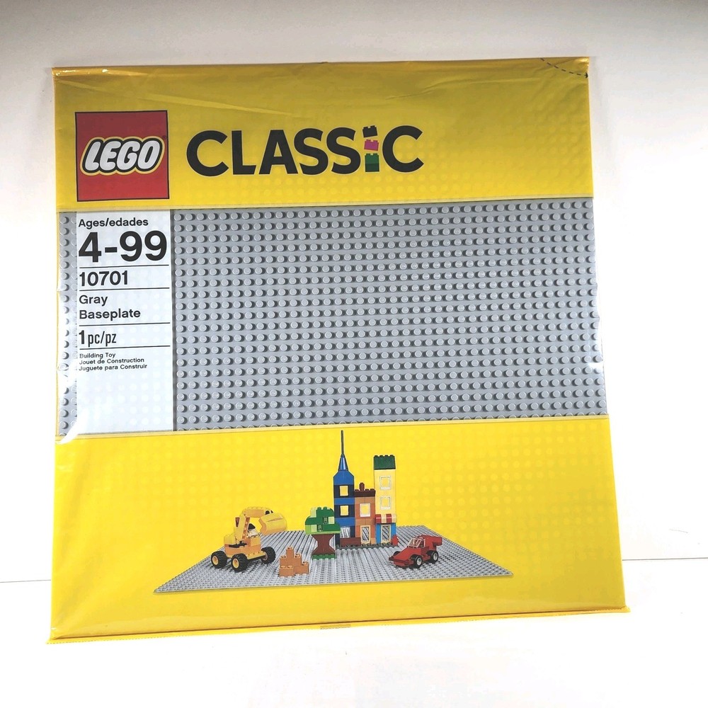 LEGO CLASSIC: Gray Baseplate (10701)
