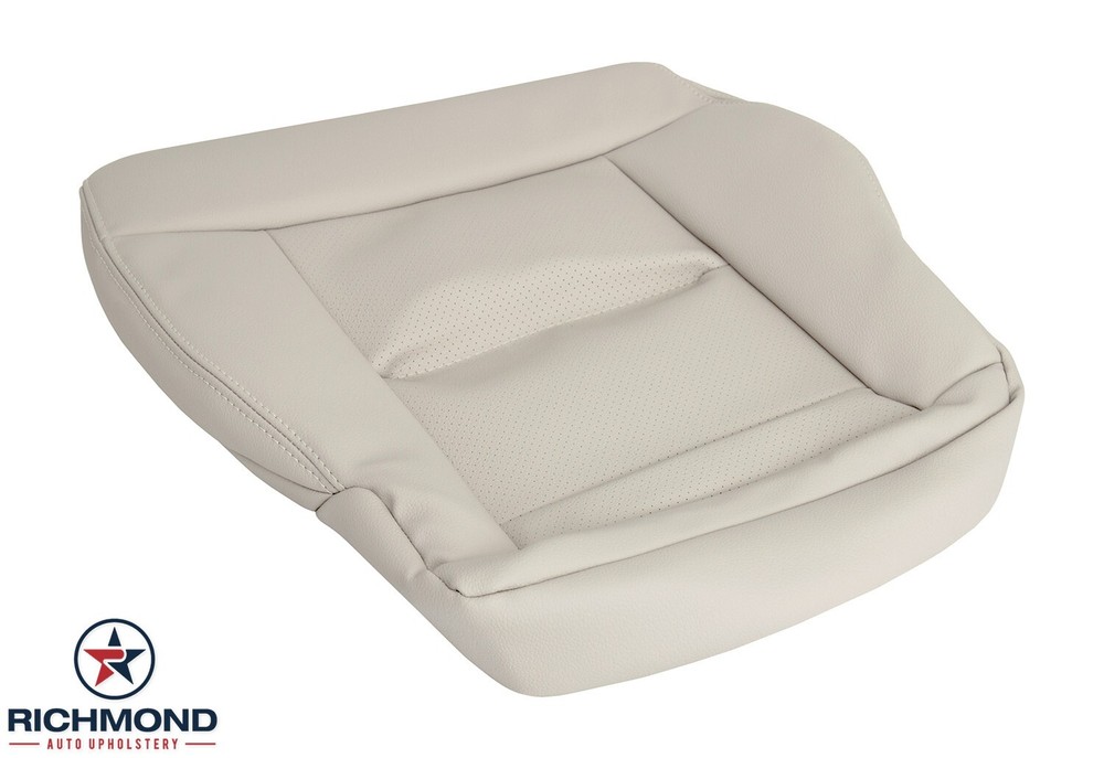 2015 2016 Benz E-Class - Driver Side Bottom Replacement Leather Seat Cover Tan