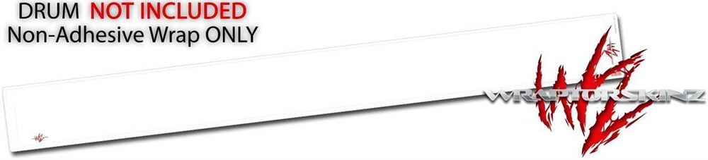 Wrap for Roland vDrum Shell PD140 Solids Collection White