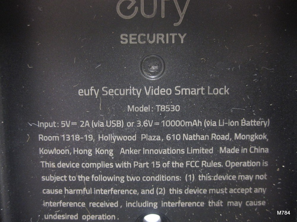 eufy Security Video Smart Lock | Model: T8530 | Door Lock ONLY WITHOUT DEADBOLT