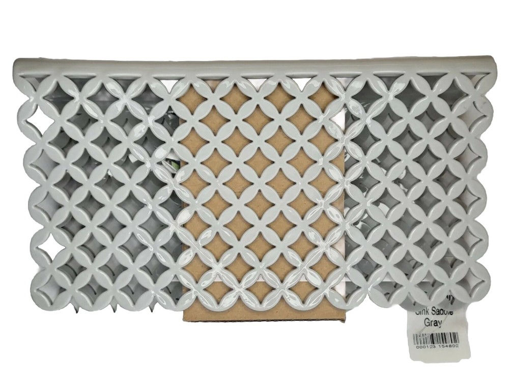 Kitchen Sink Divider Protector Mat- Grey sink saddle kitchen sink accessories