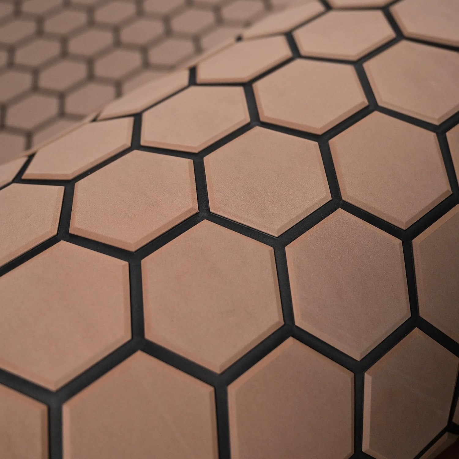 102.3"X43.31" /37.7" New Hexagon EVA Self-Adhesive Boat Flooring and Decorati...