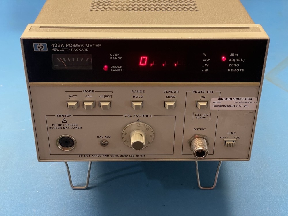 Hewlett Packard 436A RF Power Meter