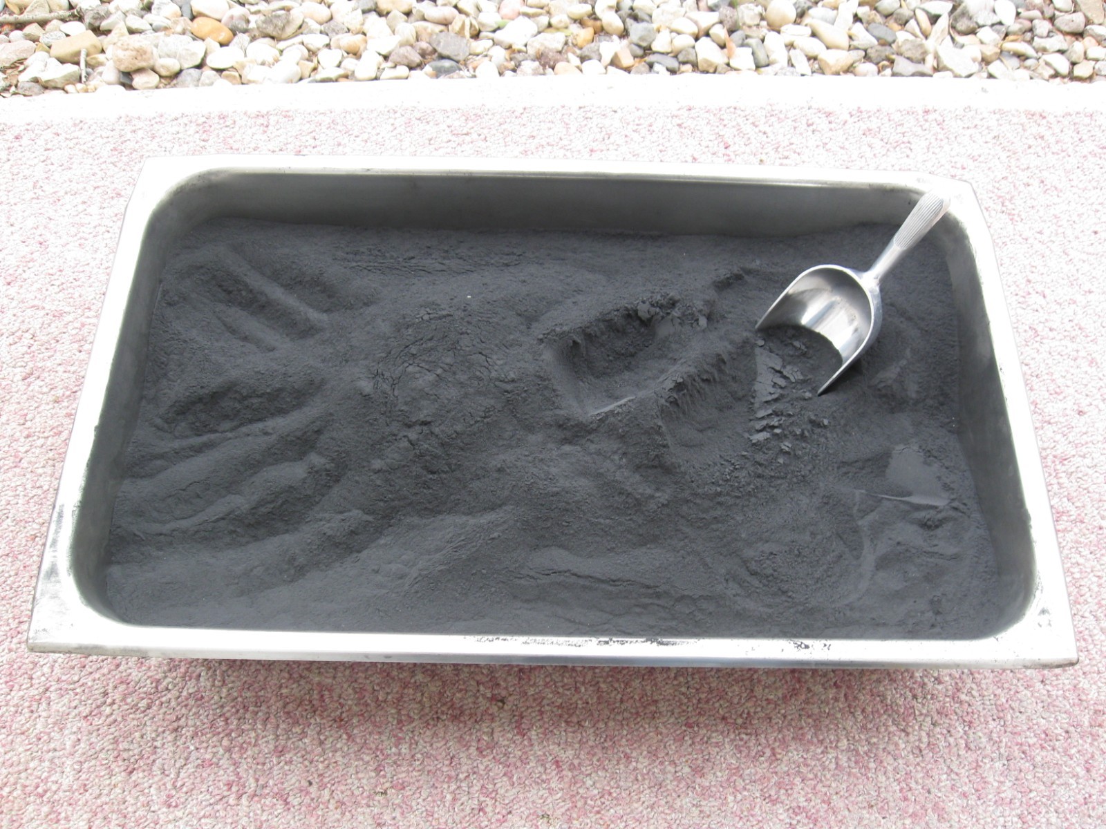 Magnetite Powder (Black Iron Oxide), Natural, High Quality, 11 Pounds.