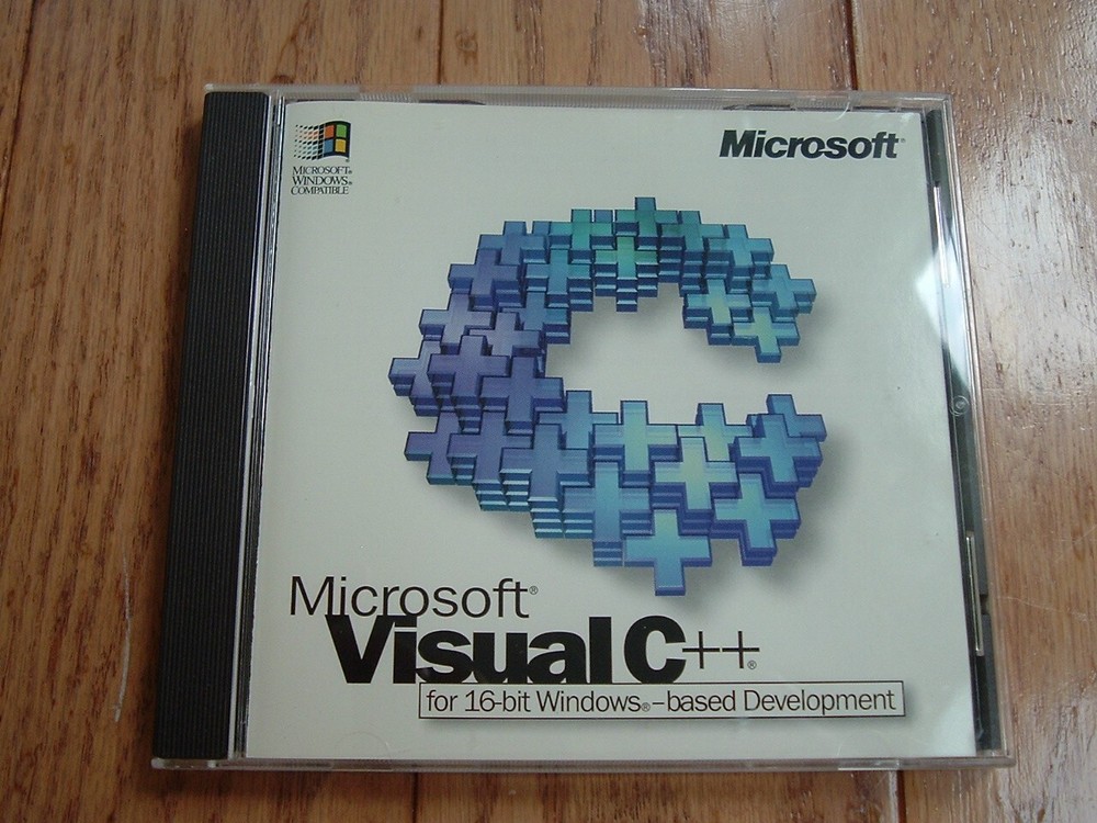 Microsoft Visual C++ for 16 bit Windows development - original CD !