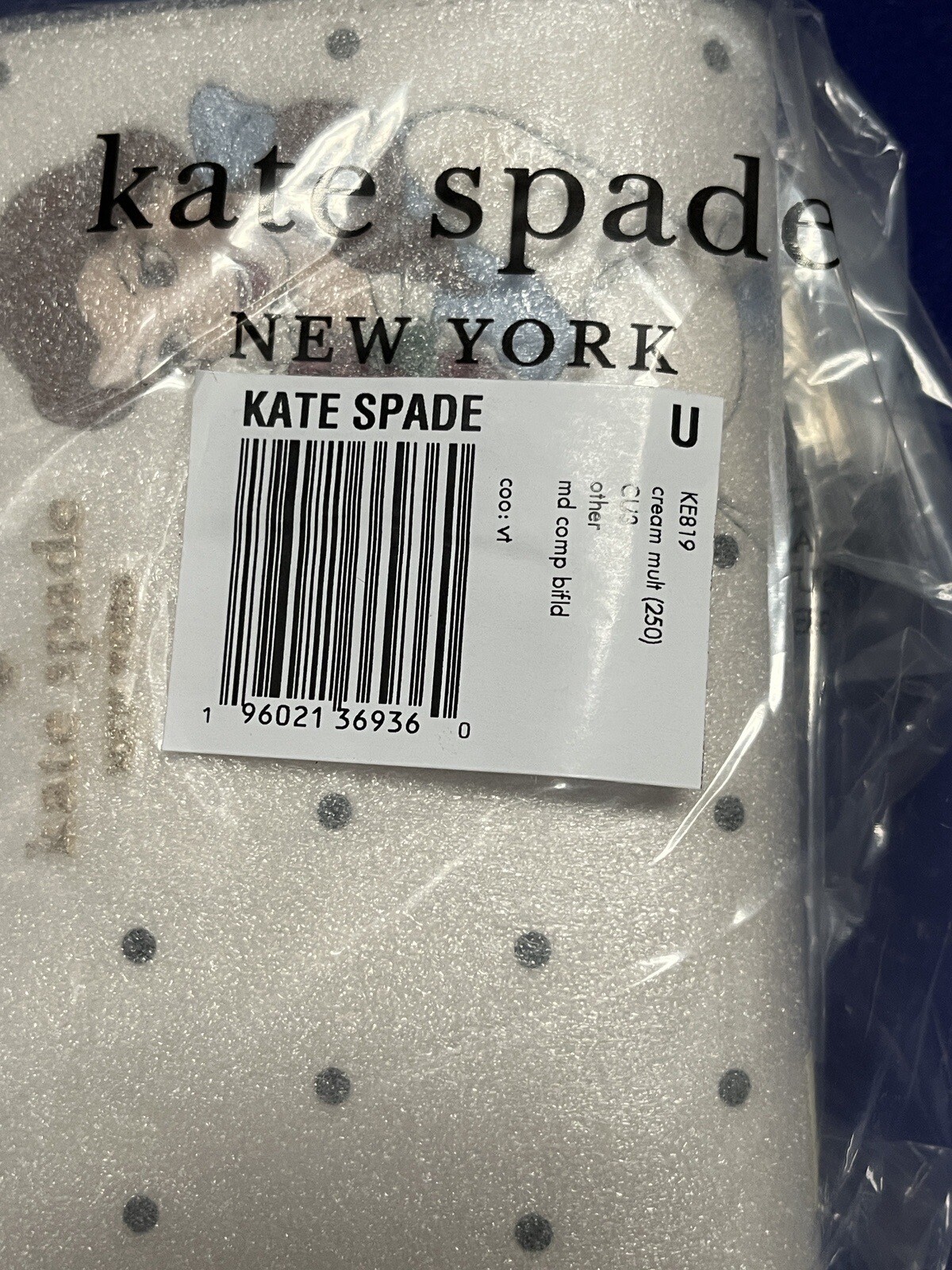 Kate Spade KE819 Disney X Kate Spade Beauty And The Beast Medium Compact Bifold