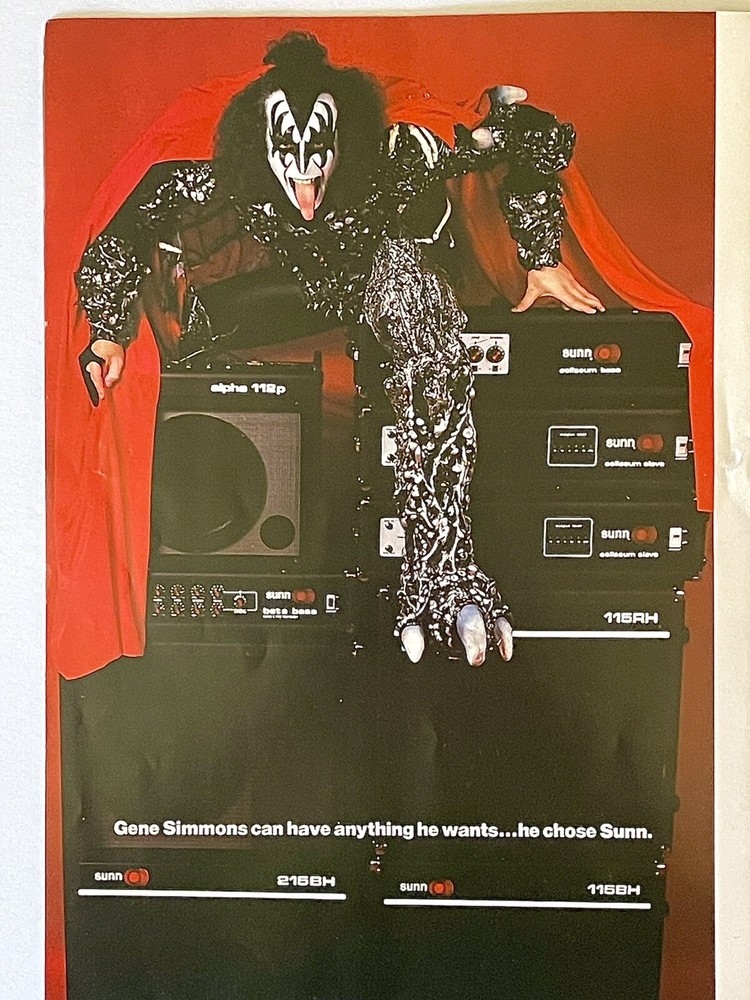 Kiss 1979 Dynasty Concert Program/Tour Book & ACE guitar pick