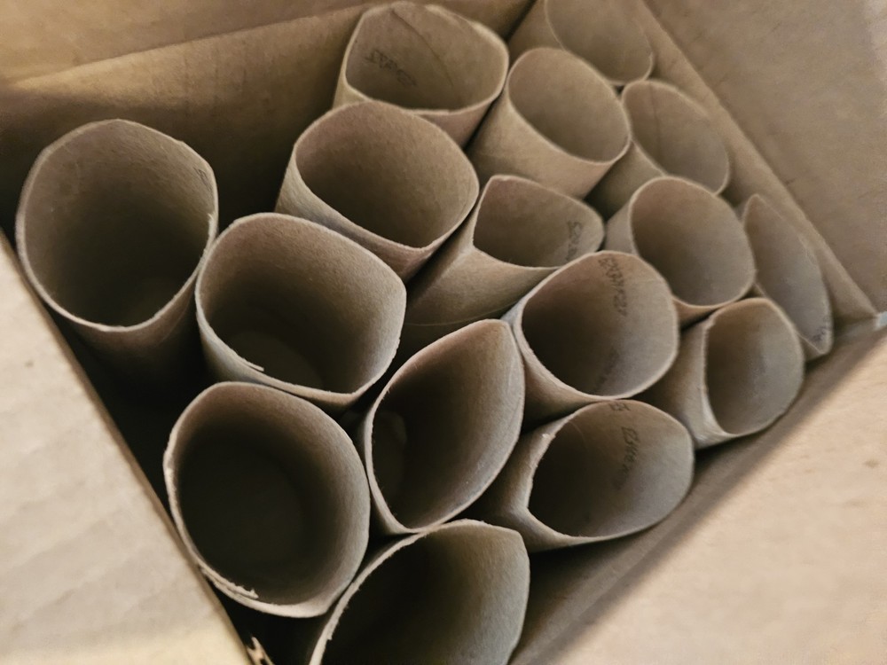 16 Empty Toilet Paper Rolls - great for Craft Projects