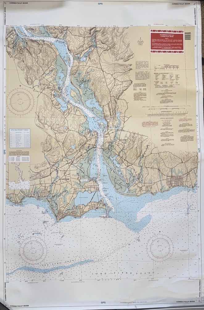 Waterproof Charts Connecticut River Chart 73
