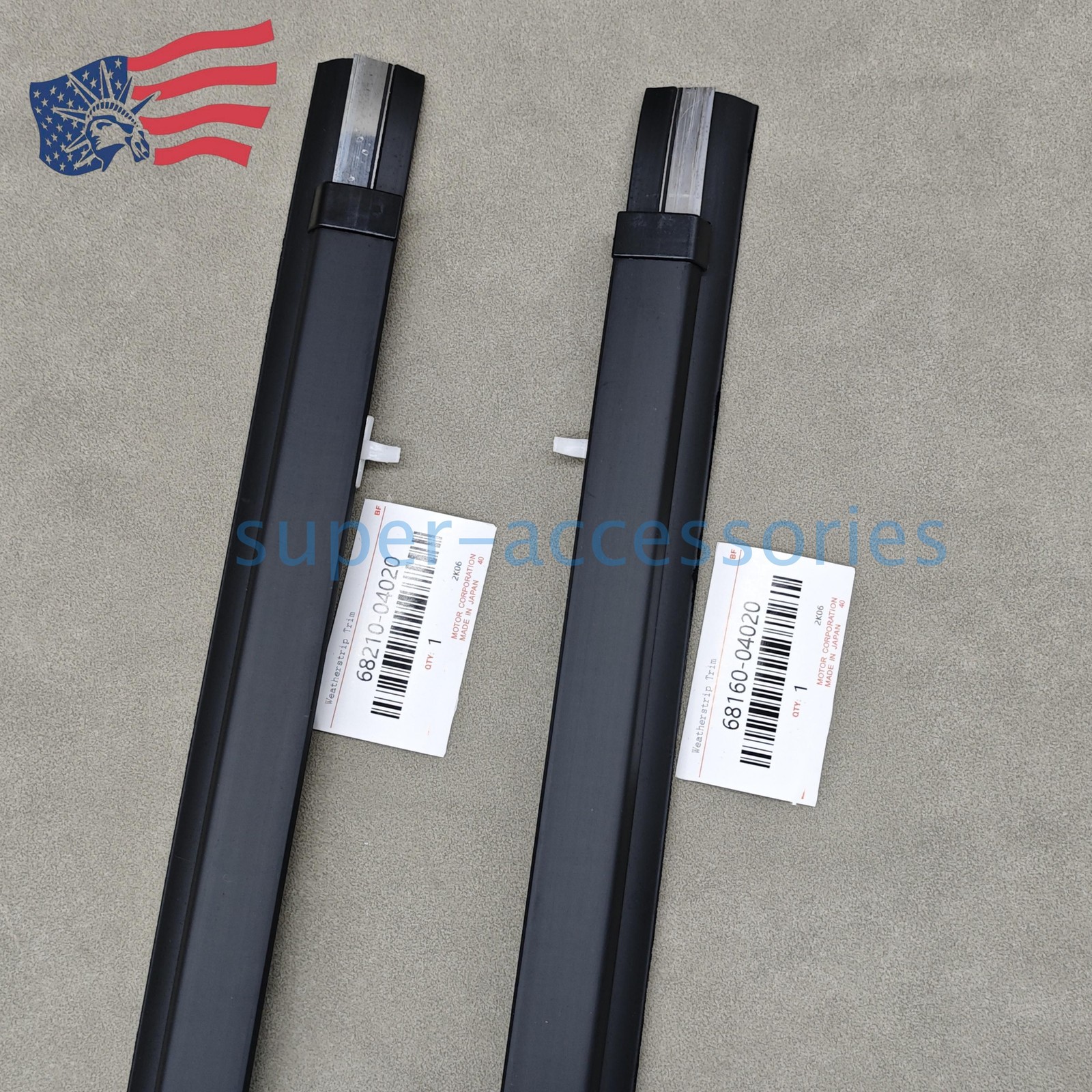 OEM Window Moulding Trim Weatherstrip FITS For Toyota Tacoma Double Cab 95-04