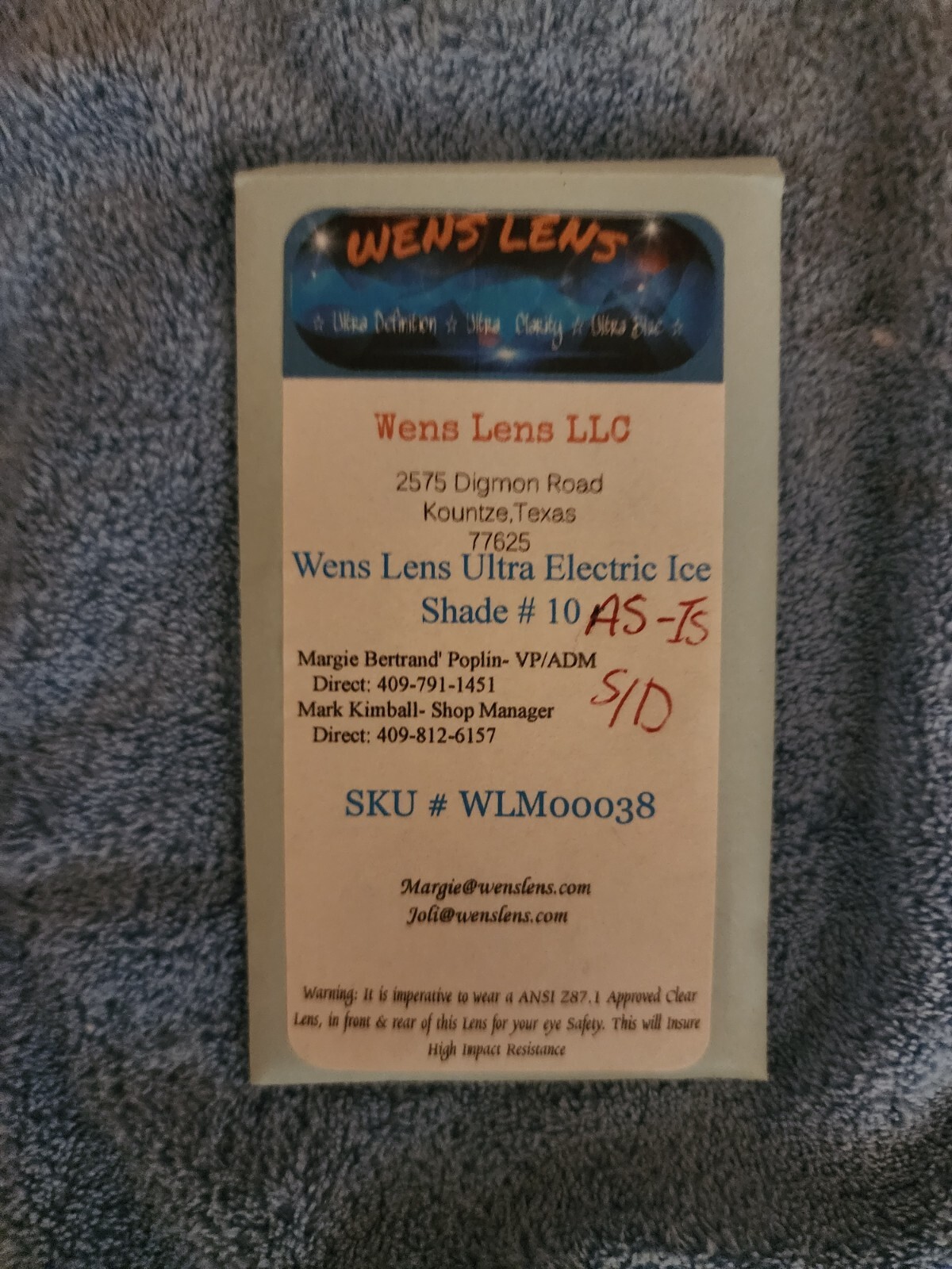 Wens lens original, azure, and electric ice scratch and dent product