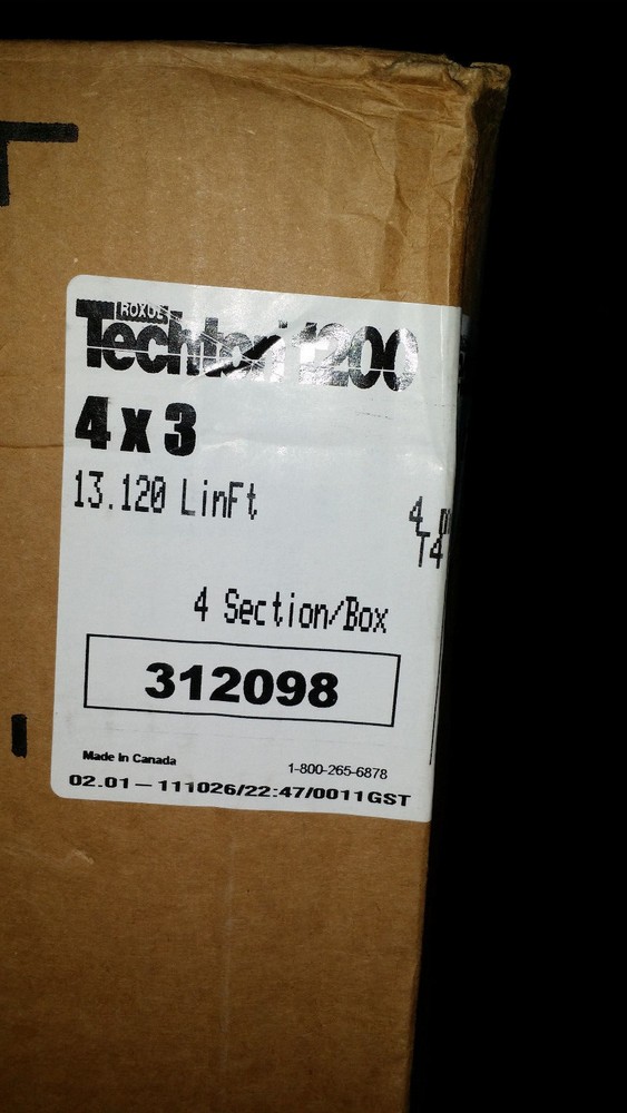 Roxul Techton 1200 Pipe Insulation 4"x3" 13.128 Linear ft
