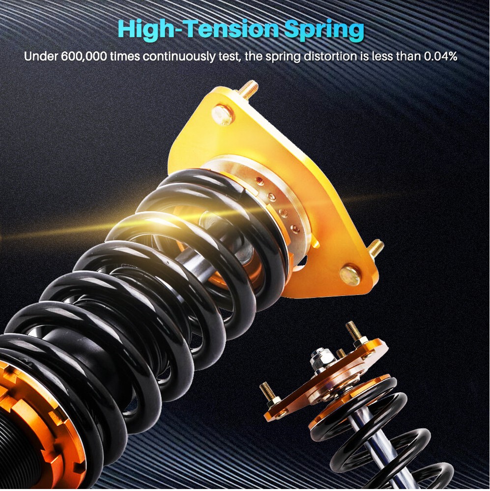 4X Front Rear Coilover Kit For Subaru Impreza WRX 2000-2007 Adjustable Height