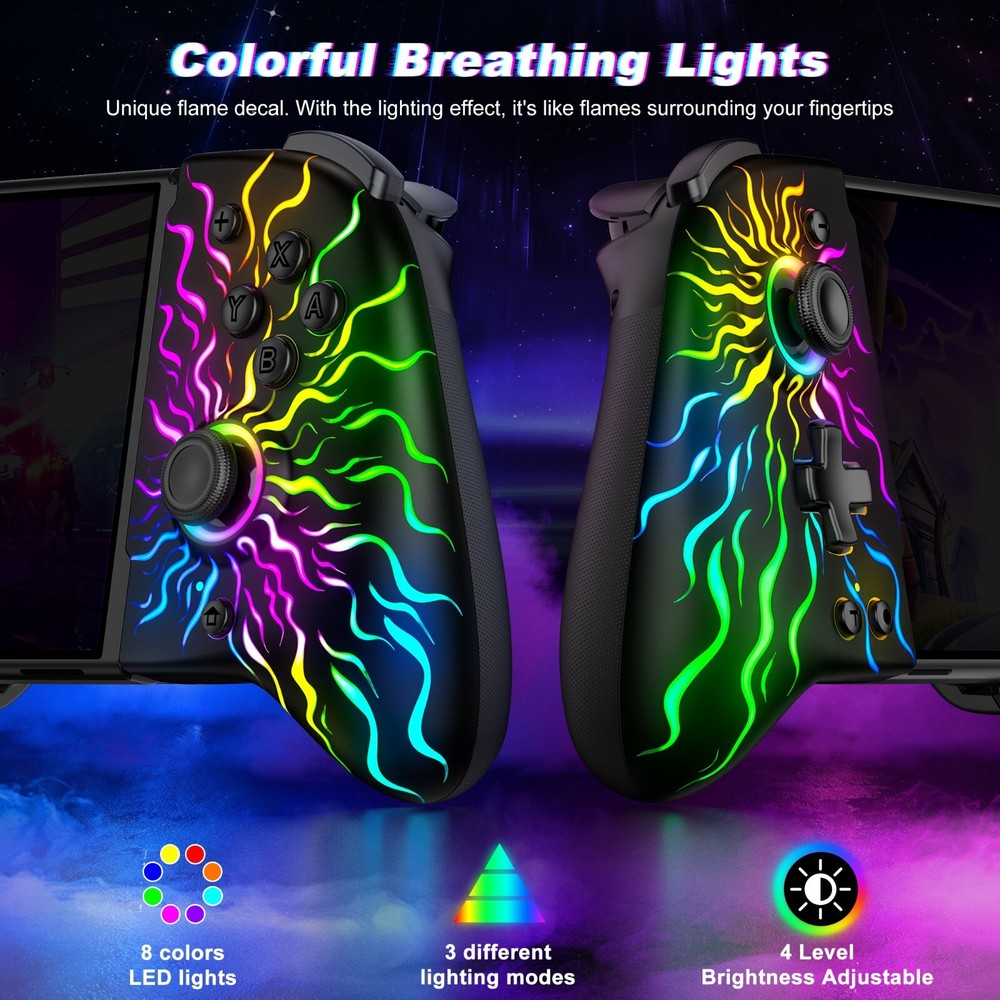 Wireless Joypad Controller,One-Piece Controller for for Nintendo Switch/OLED