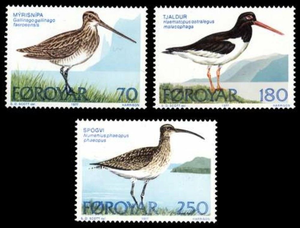 Faroe #28-30 Fa30-32 MNH