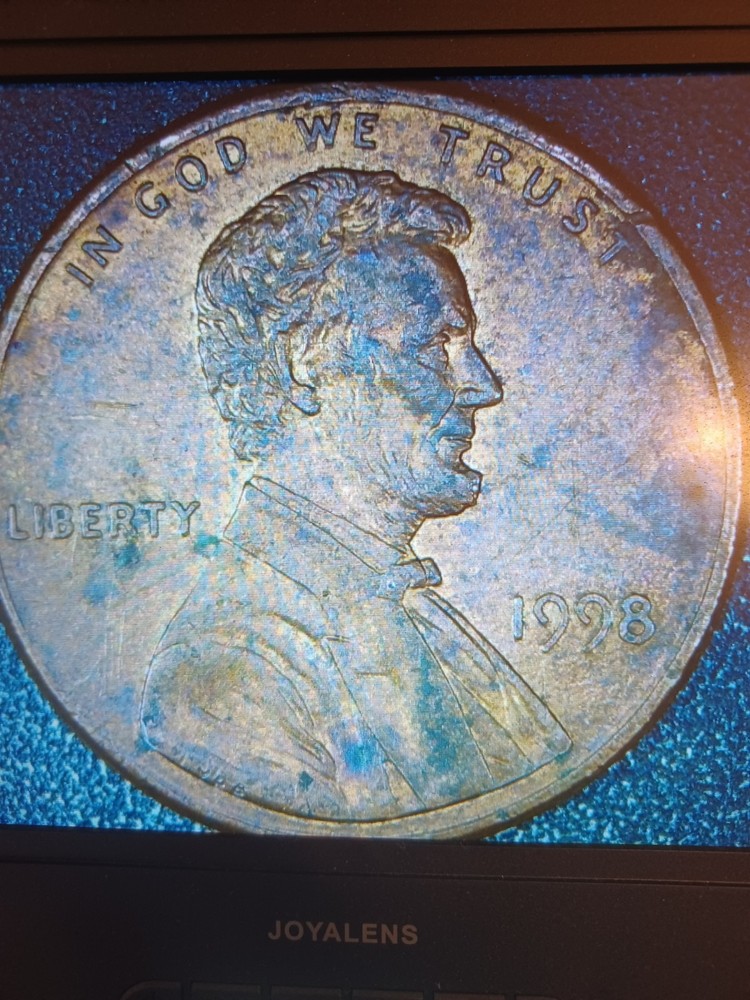 1998 LINCOLN CENT ERRORS WIDE A AND M
