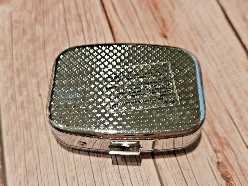 Dachshund Pill Box 2 Compartment New