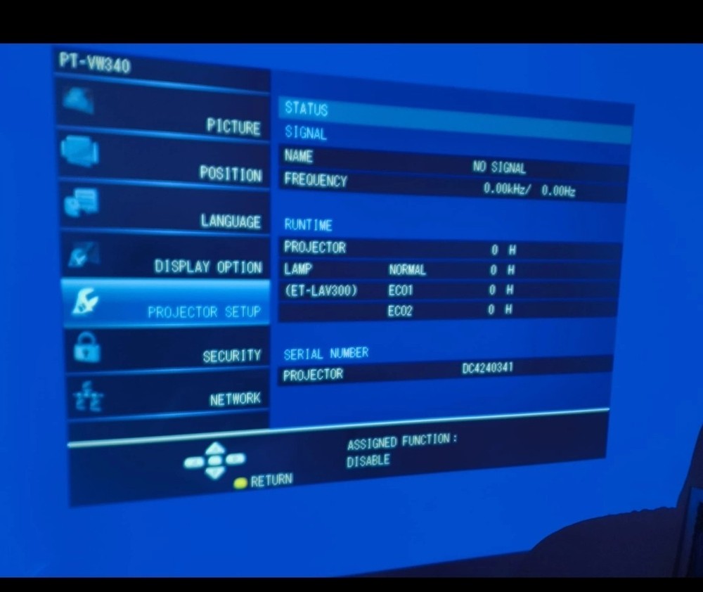 Panasonic PT-VW340 WXGA