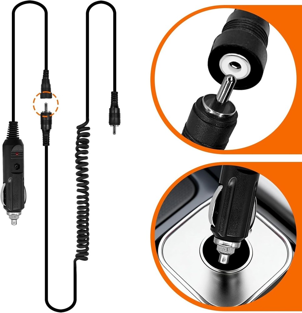 Universal 12V Snowmobile Helmet Heated Shield Kit - Includes RCA & Cable Ties
