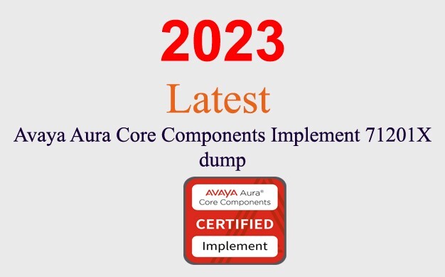 Avaya Aura Core Components Implement 71201X dump GUARANTEED (1 month update)