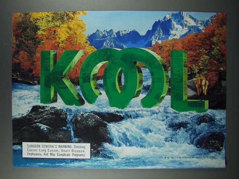 1995 Kool Cigarette Advertisement