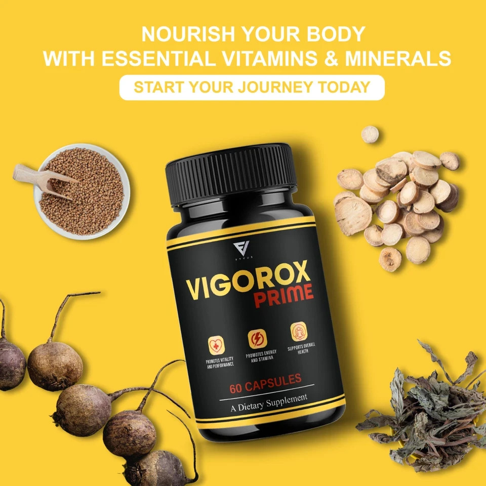 Vigorox Prime Max Performance Supplement, VigoroxPrime (60 Capsules)