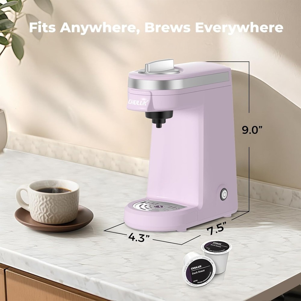 Mini Coffee Maker for K Capsule, Single Serve Coffee Maker for One Cup Americano