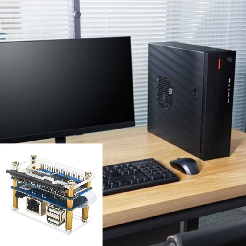 Processor Development Board Interface Transparent Cover for OrangePi 0 2W