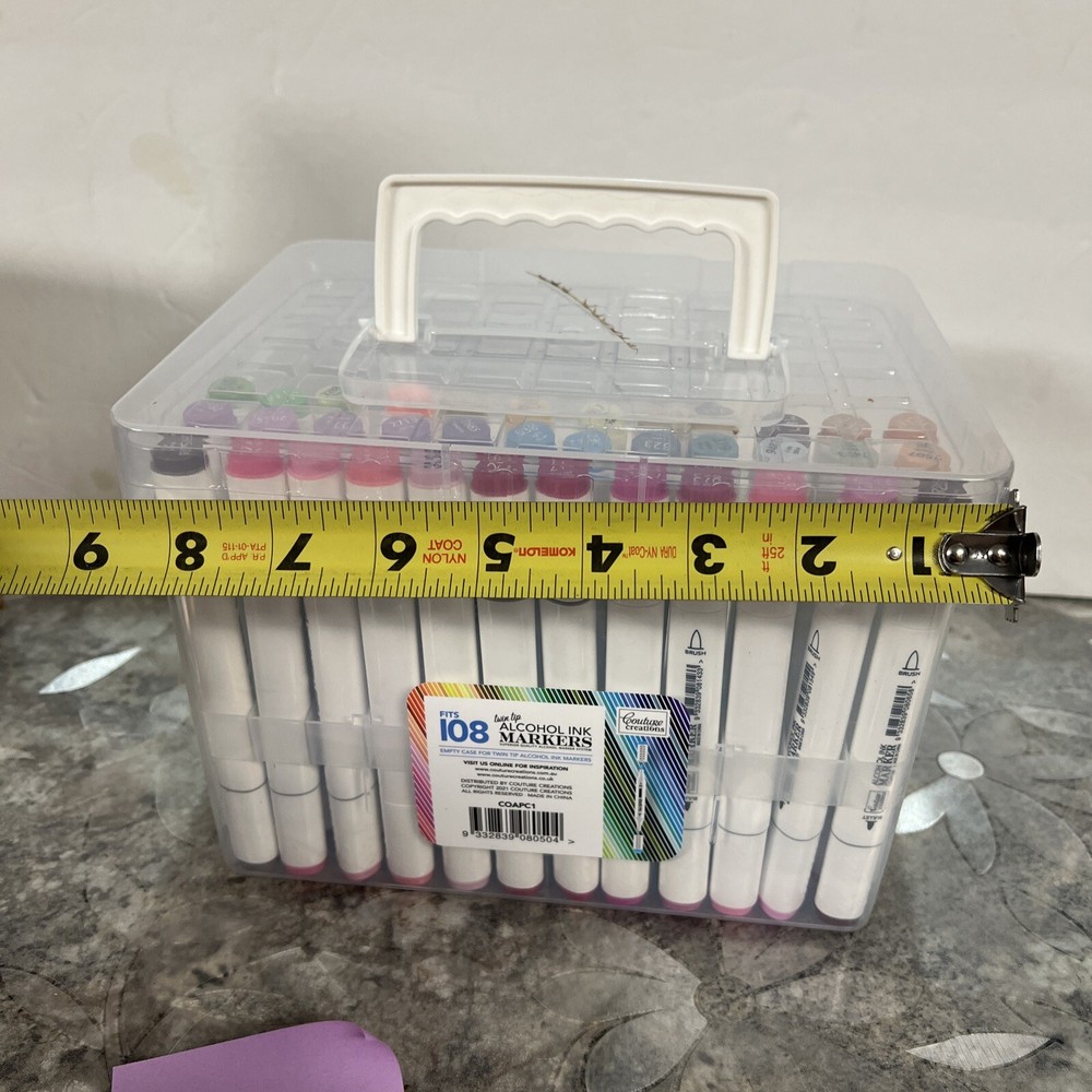 Couture Creations Twin Tip Alcohol Ink Marker Case Empty Empty / Holds 108