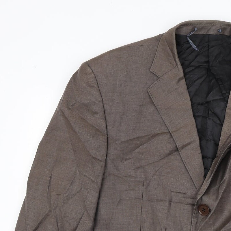 NEXT Mens Brown Wool Blend Blazer Size L
