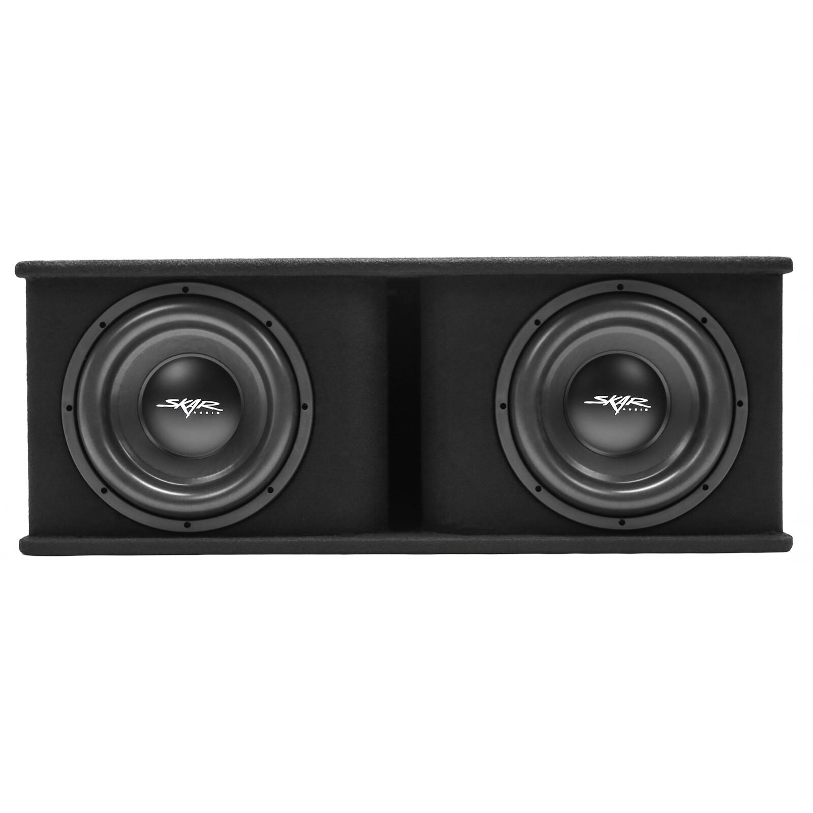 NEW SKAR AUDIO SDR-2X12D4 DUAL 12" 2400 WATT LOADED PORTED SUBWOOFER ENCLOSURE