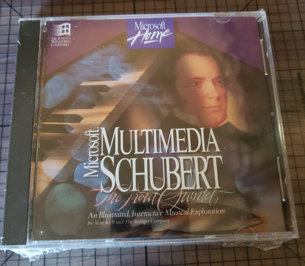 Microsoft Multimedia Schubert CD ROM