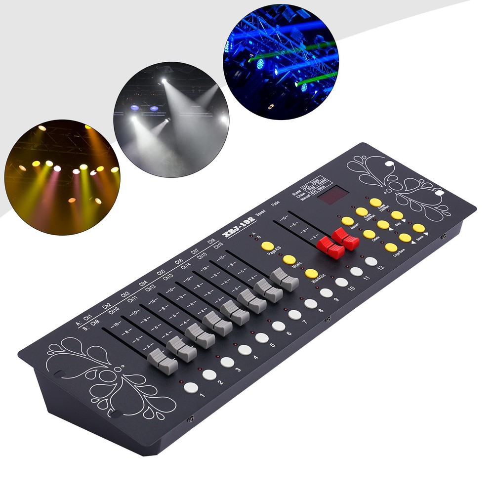192 Channels Operator Console For Stage Lighting DJ Party DJ Controller DMX 512