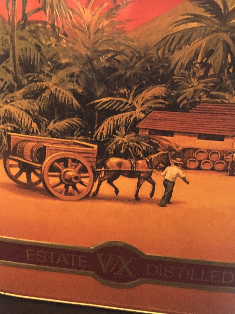 Apple Esata EMPTY Jamaica Rum Tin. Ref:01