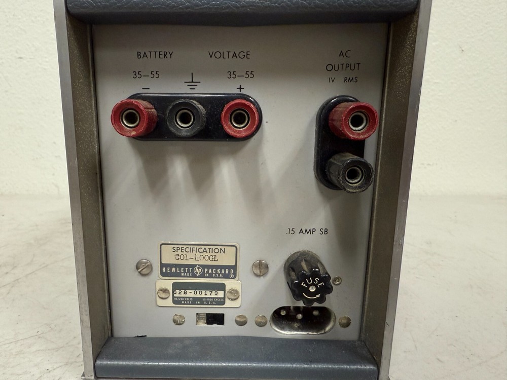 Vintage HP 400GL AC Voltmeter Not Tested & Working