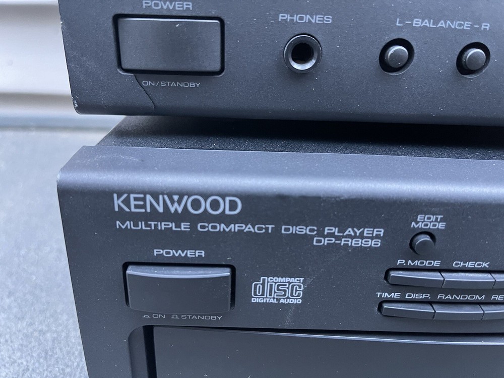kenwood stereo amplifier,Surround processor,Compact disc and Cassette deck