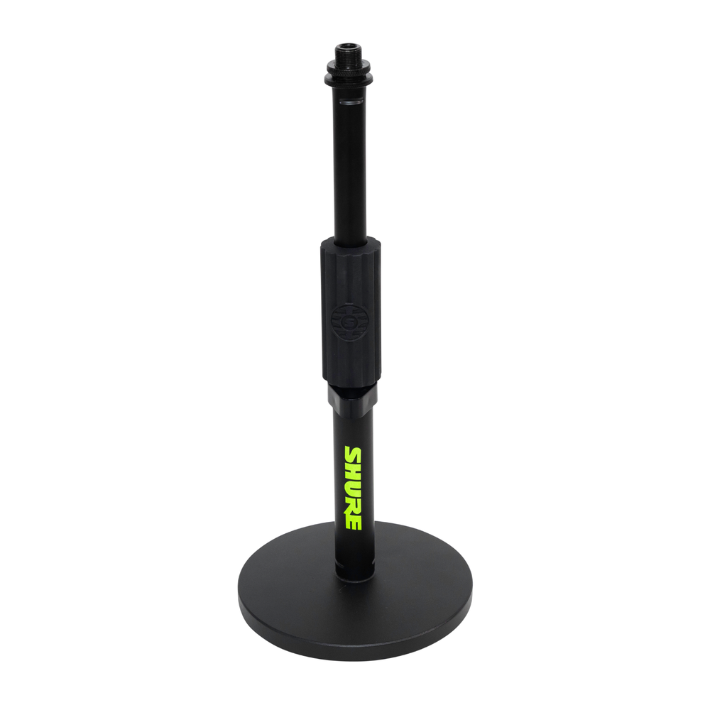 Shure by Gator 6" Round Base Desktop Mic Stand - Height-Adjustable