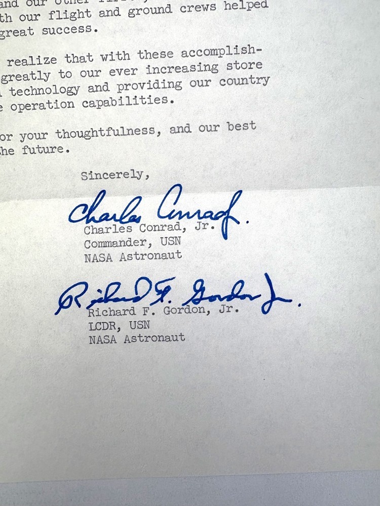 NASA Astronaut Signed Letters Archive, 1963–1966 (Mercury & Gemini Programs)