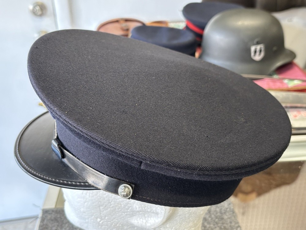 Belgian Air Force Officers Blue Wool Visor Hat