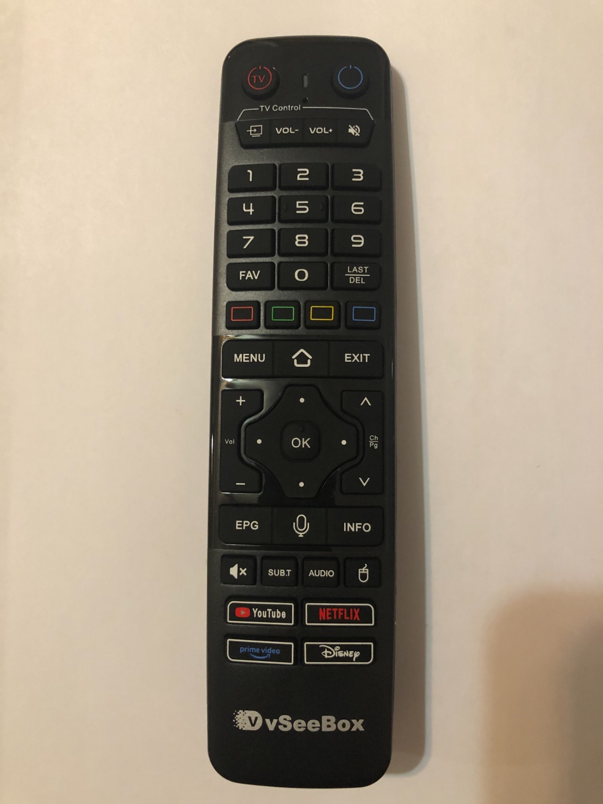 vSeeBox V6 MAX Remote control Backlight,Bluetooth and Voice control