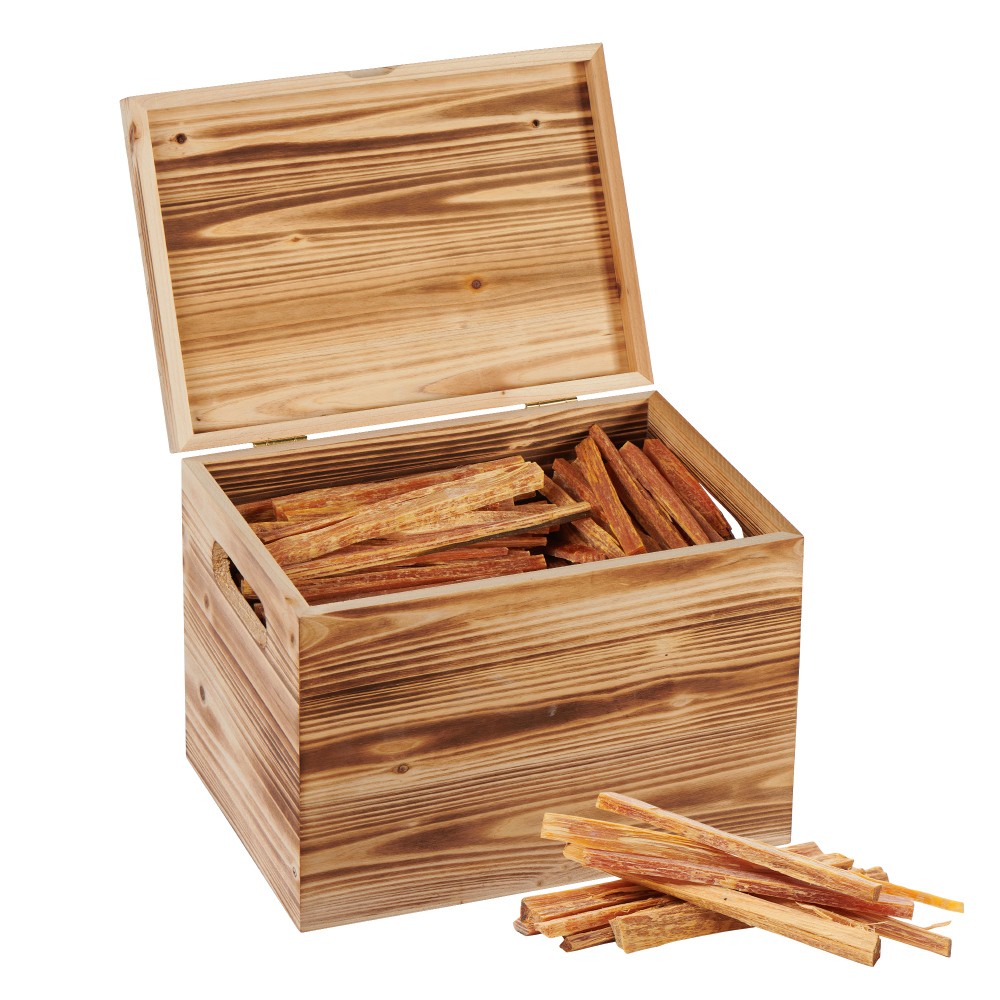 Fatwood Fire Starter Sticks W Wooden Box Natural Kindling wood