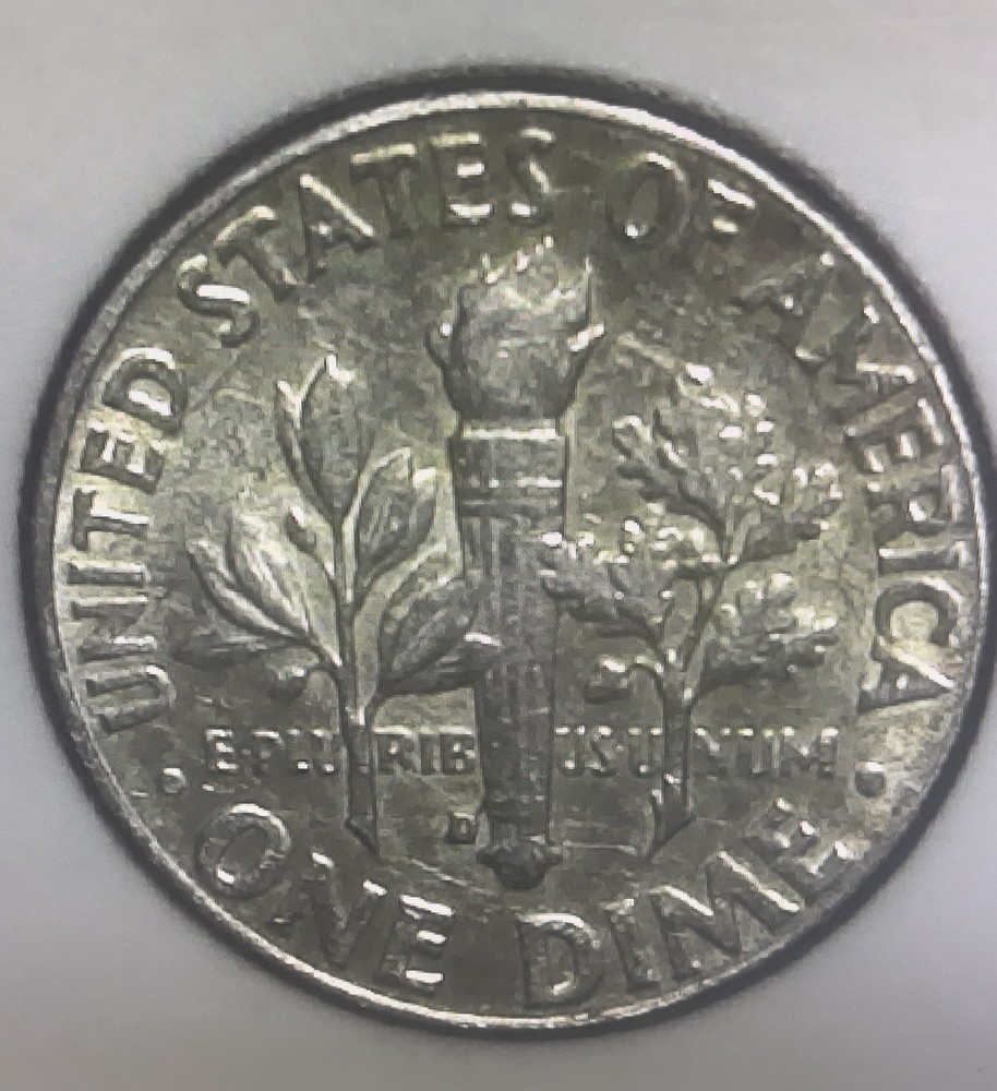 Rare Error 1964D Silver Dime